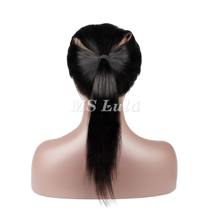 Virgin Hair Natural Straight 360 Lace Frontal Closure 22.5x4x2 With Adjustable Strap - 图片 3